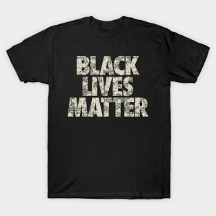 Black Lives Matter Camo T-Shirt